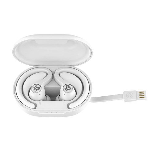 JBuds Air Sport Case open White