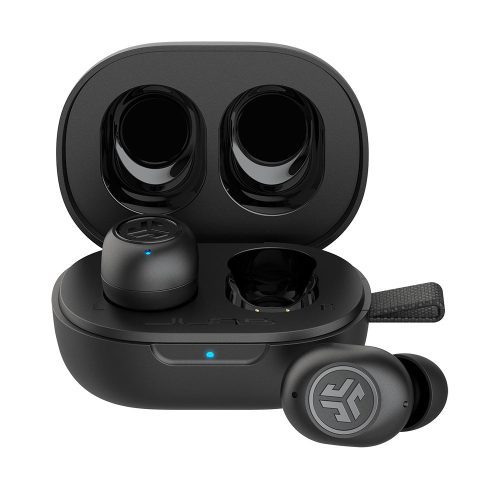 JLab JBuds Mini True Wireless Earbuds Black Front dd291ad6 73cd 48cd 9f12 7fcbfee6a628