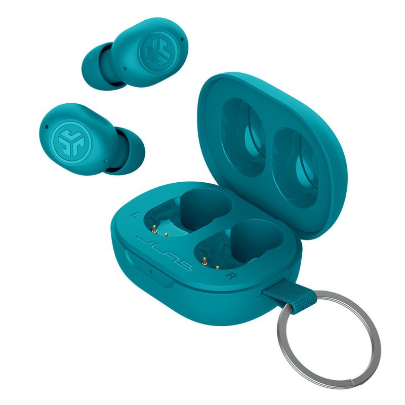 JLab JBuds Mini True wireless Bluetooth Earbuds Green Aqua 7bf3e4b7 15c4 4b5a b5f8 5e3360acd256