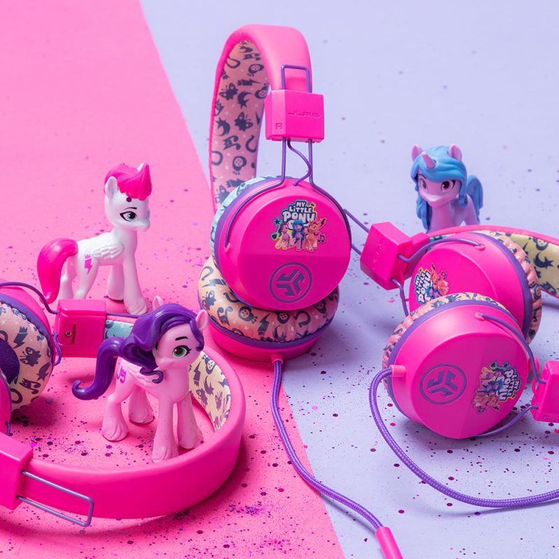 my little pony jlab jbuddies studio on ear kids headphones lifestyle 59f73ff8 add4 4486 8713 dbbb9b7a6ae6